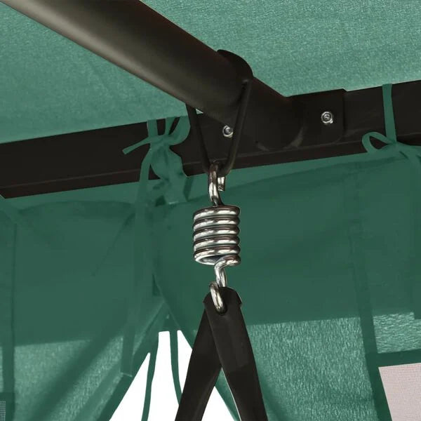 Balancelle de Jardin Convertible Acier — Banc & Lit avec Pergola - photo 7