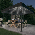 Chapiteau de Jardin LED Solaire 3x3 m — Tonnelle Festive Éclairée - photo 1