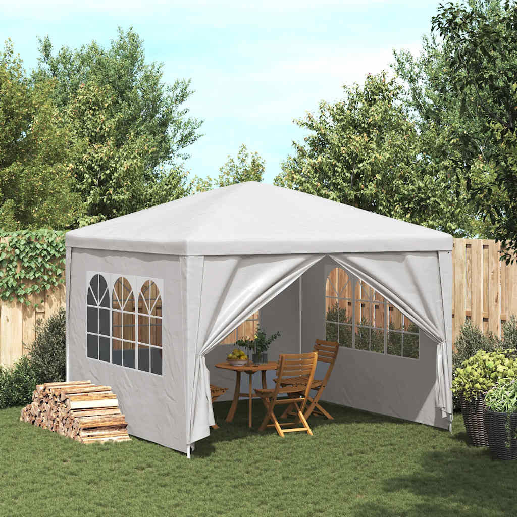 Tente de reception chapiteau acier blanc 3x3m