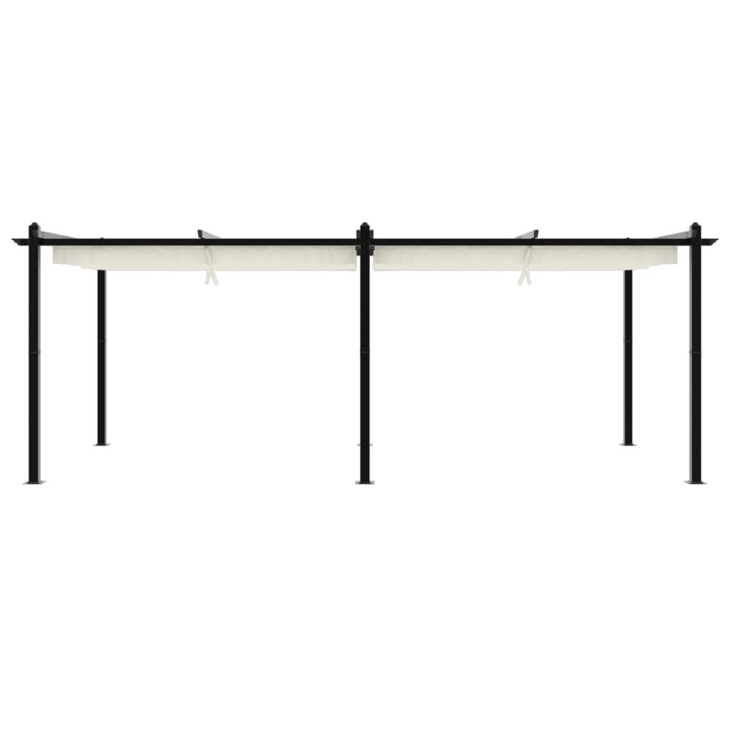 Tonnelle 3x6 - detail toit retractable