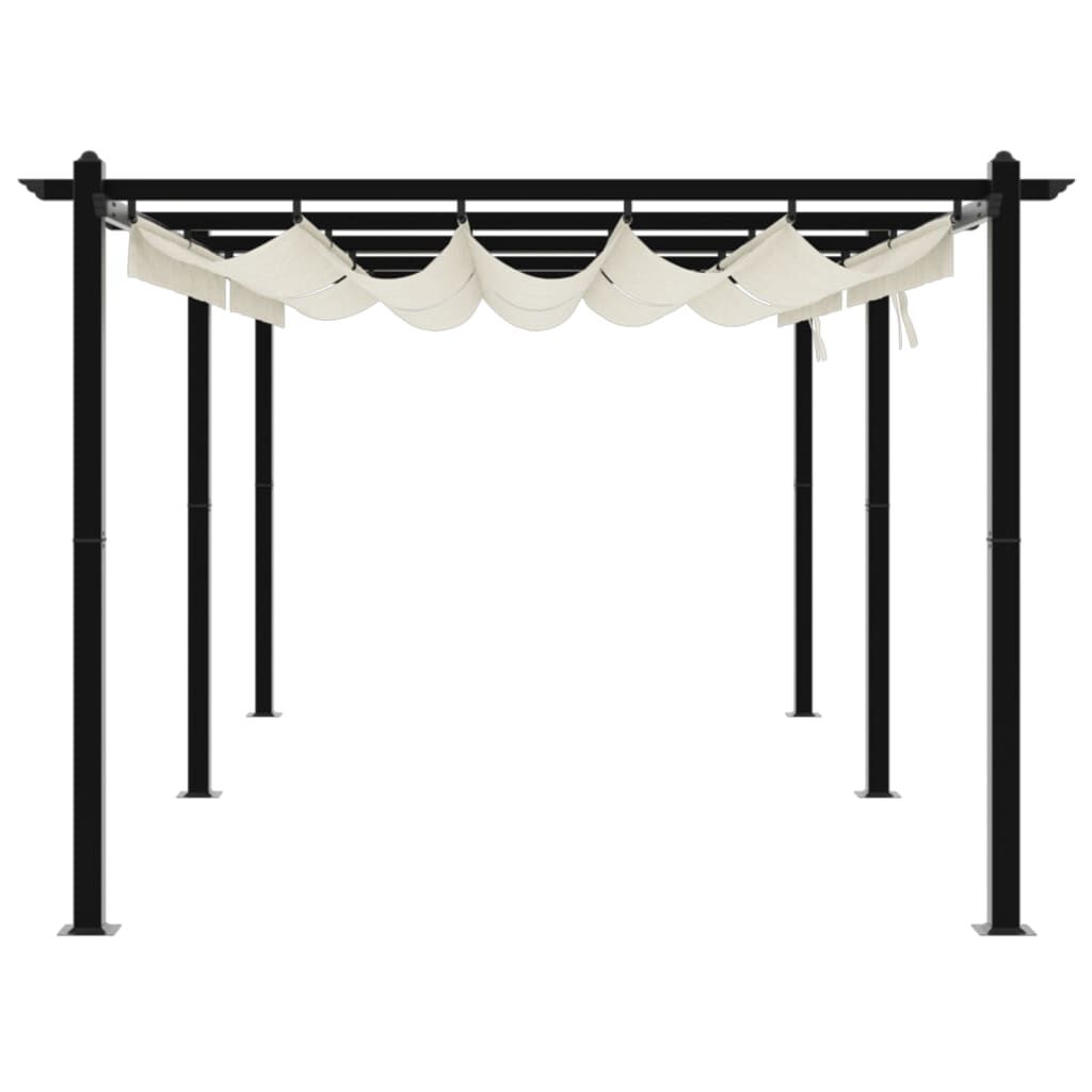 Tonnelle aluminium jardin - vue d ensemble