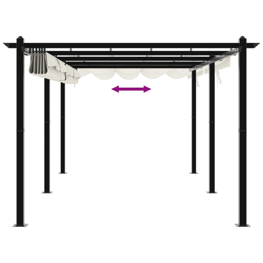 Tonnelle aluminium - espace repas exterieur