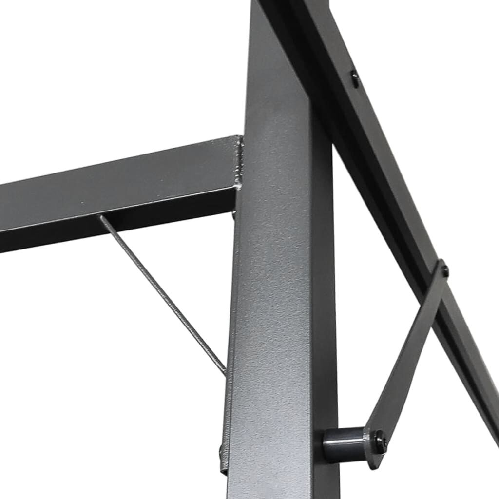 Pergola aluminium creme - vue laterale