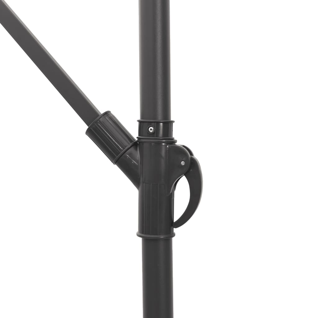 Parasol de Jardin LED Toit Paille 290 cm — Mât Acier - photo 6