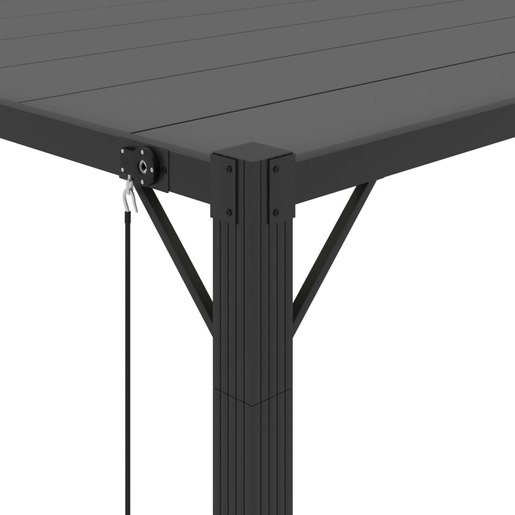 Tonnelle Aluminium Toit à Persiennes Orientables — Réglable Soleil & Ombre - photo 6