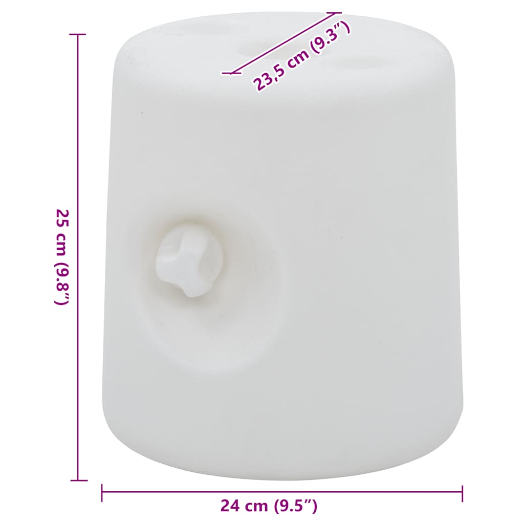 Poids de Lestage pour Tonnelle — Lot de 4 en PE Remplissable - photo 5